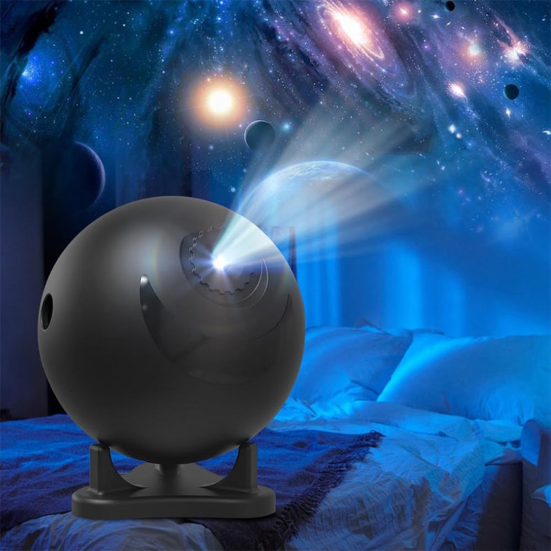 12 Image Discs, Galaxy Projector Star Night Light, Ceiling Mood Lighting, LED Space Lamp, Kids Adults Room Decor