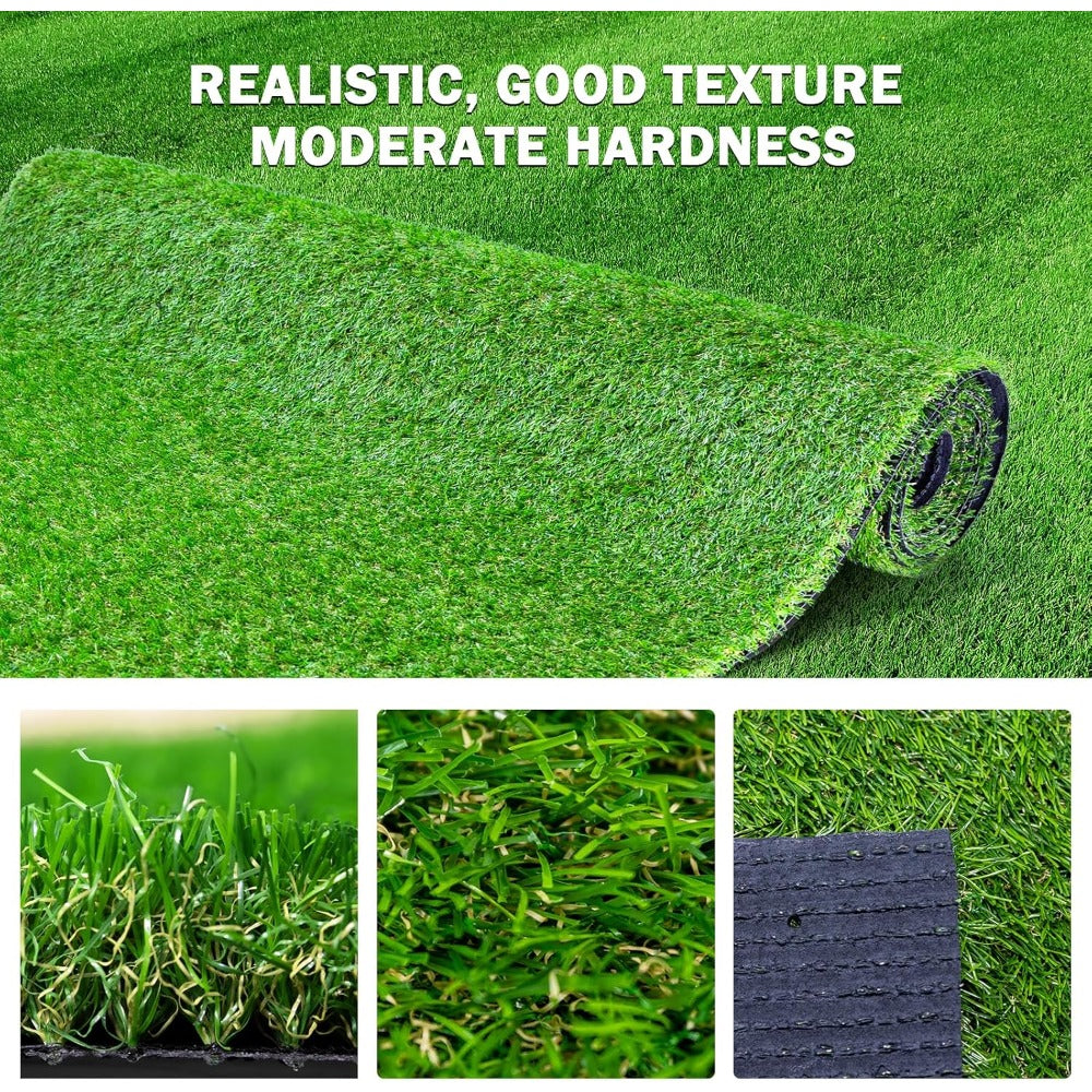 Turf Rolls Grass Realistic Synthetic Thick Fake Faux Grass Rug Astroturf Carpet Landscape for Indoor Outdoor Garden
