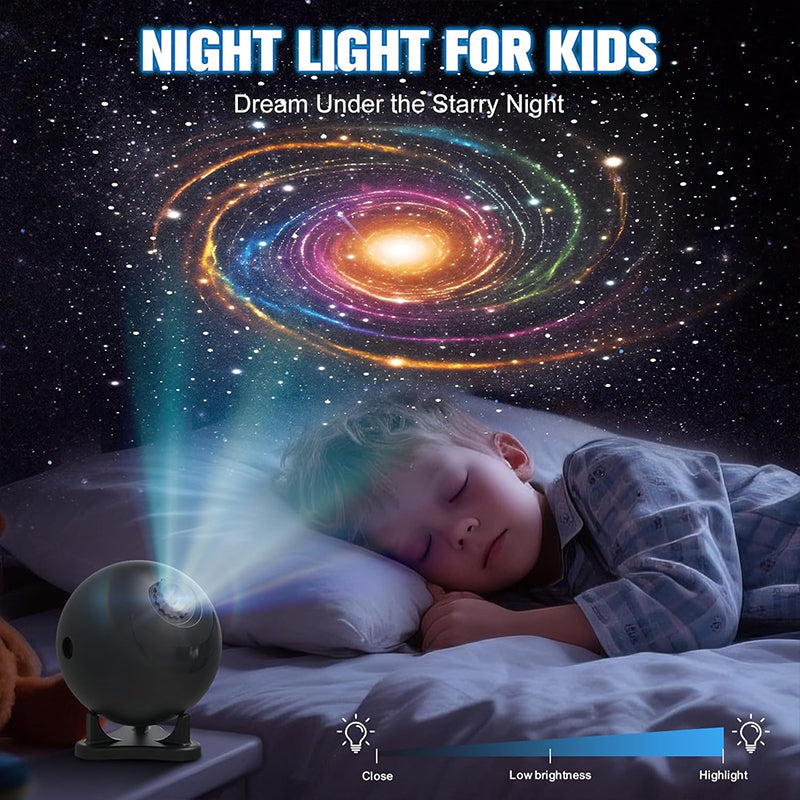 12 Image Discs, Galaxy Projector Star Night Light, Ceiling Mood Lighting, LED Space Lamp, Kids Adults Room Decor