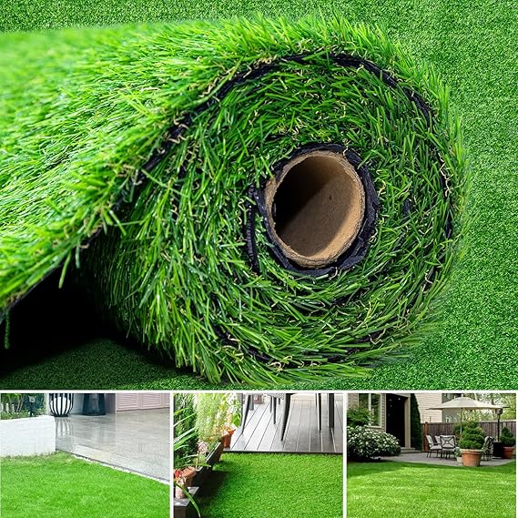 Turf Rolls Grass Realistic Synthetic Thick Fake Faux Grass Rug Astroturf Carpet Landscape for Indoor Outdoor Garden