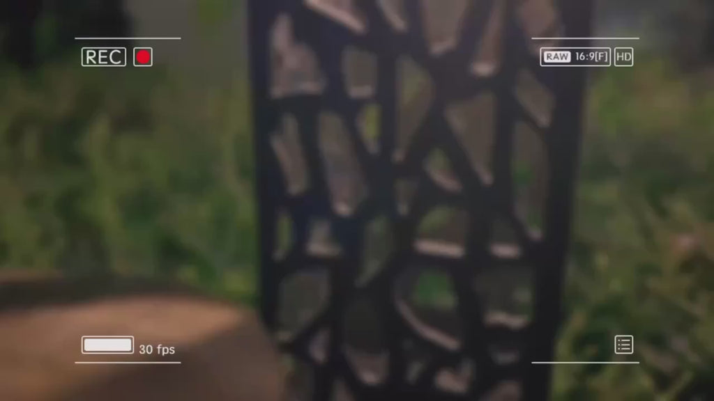 6PCS Solar Powered LED Garden Stake Lights Decorative Hollow-Out Lawn Lamps, Waterproof Outdoor Landscape Lighting 400mah